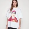 Boss Econte- Print T-Shirt - White