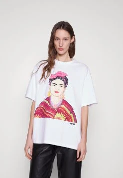 Boss Econte- Print T-Shirt - White