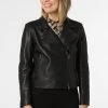 Boss Saleli - Leather Jacket - Schwarz -Boss Shop 58a1a9ea90114f1391a599fce214ef1f