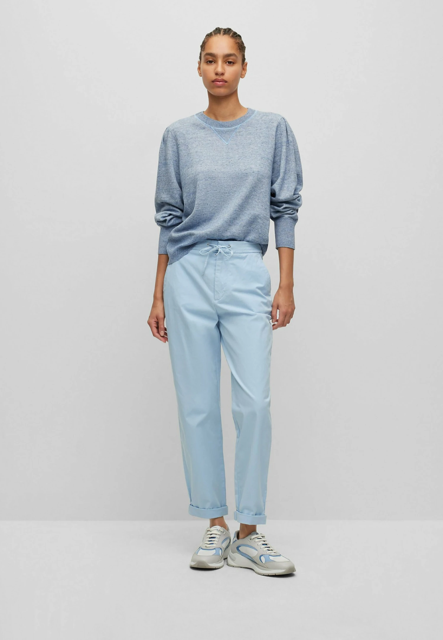 Boss Filia - Jumper - Hellblau Eins 4 Boss Filia - Jumper - Hellblau Eins - Image 2