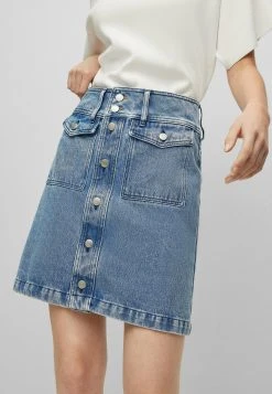 Boss Denim Skirt - Dark Blue Twelve -Boss Shop 5c15e861a2164bd6ae04bf6202ed5077