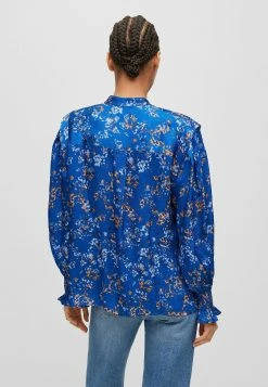 Boss C Blasi - Button-Down Blouse - Blau Zehn -Boss Shop 5da04bcdec2a4d48ad4f6a55cb1fd7a6