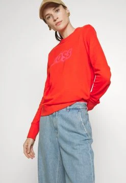 Elaboss - Sweatshirt - Bright Orange -Boss Shop 5da4d60c9a2241369d96ec6122953ef1