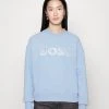 Boss Ecaisa Logo - Sweatshirt - Open Blue