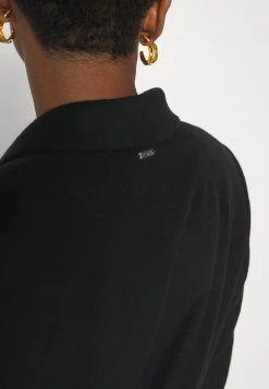 Boss Catara Wool And Cashmere Mix - Classic Coat - Black -Boss Shop 5e453df662bc463f9d9da8fe644219b8