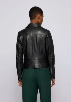 Boss Saleli - Leather Jacket - Schwarz -Boss Shop 5f2abfa146a6484981228dcc1f39d8ca