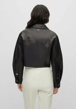 Boss Sadena - Leather Jacket -Boss Shop 5f4bfd1c404046ae9667622e7285f773