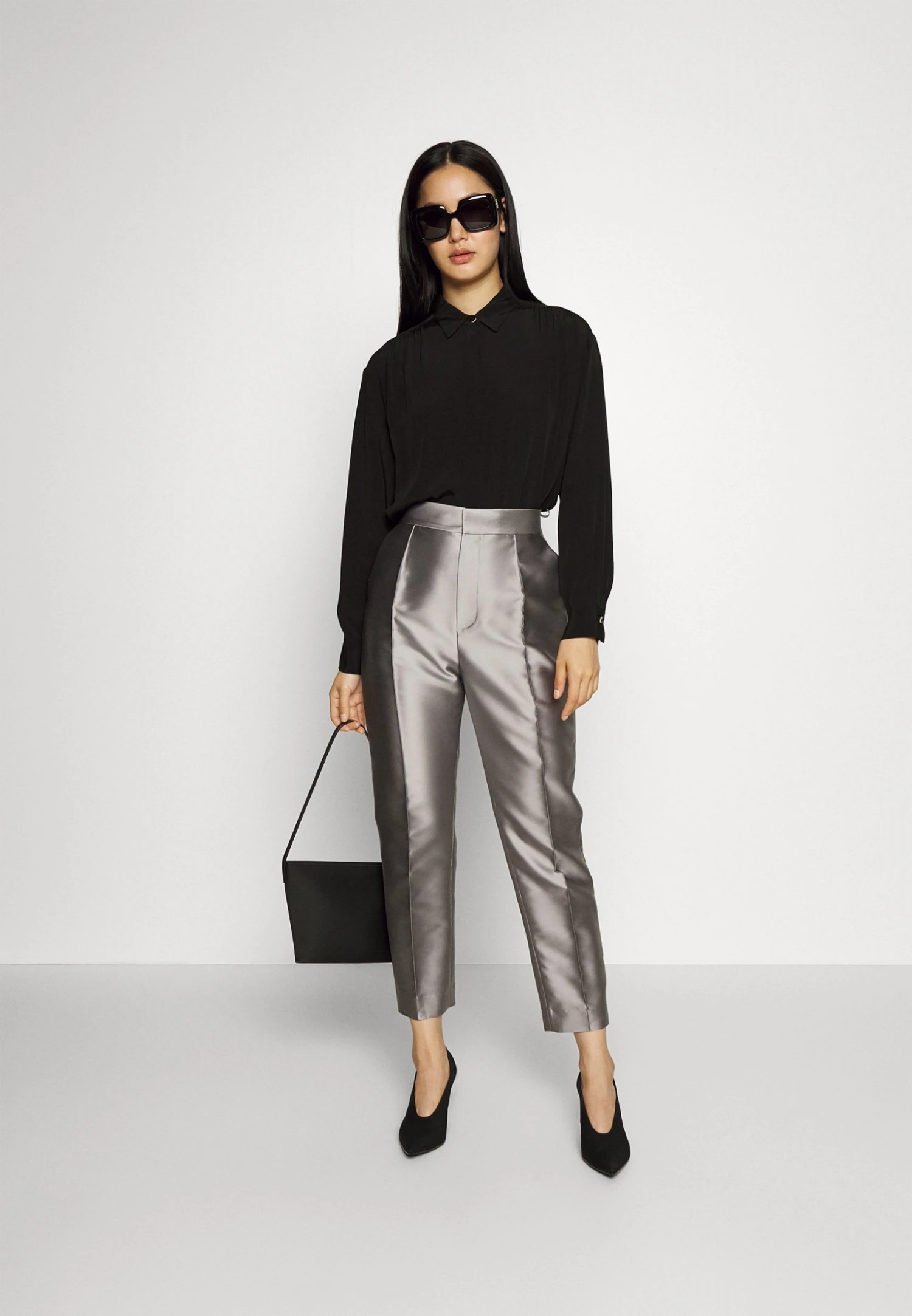 Boss Benika - Button-Down Blouse - Black 4 Boss Benika - Button-Down Blouse - Black - Image 2