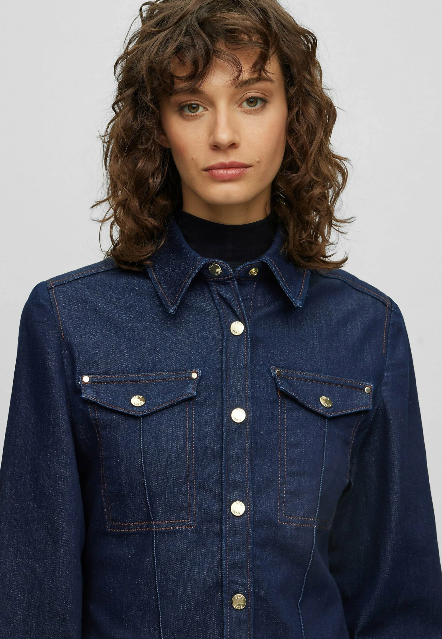 Boss Button-Down Blouse - Button-Down Blouse 6 Boss Button-Down Blouse - Button-Down Blouse - Image 4