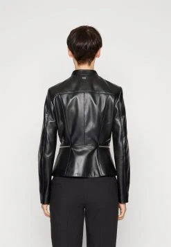 Boss Salometa - Leather Jacket - Black -Boss Shop 66b59d639ea147e39ec8f0c7c66e6794
