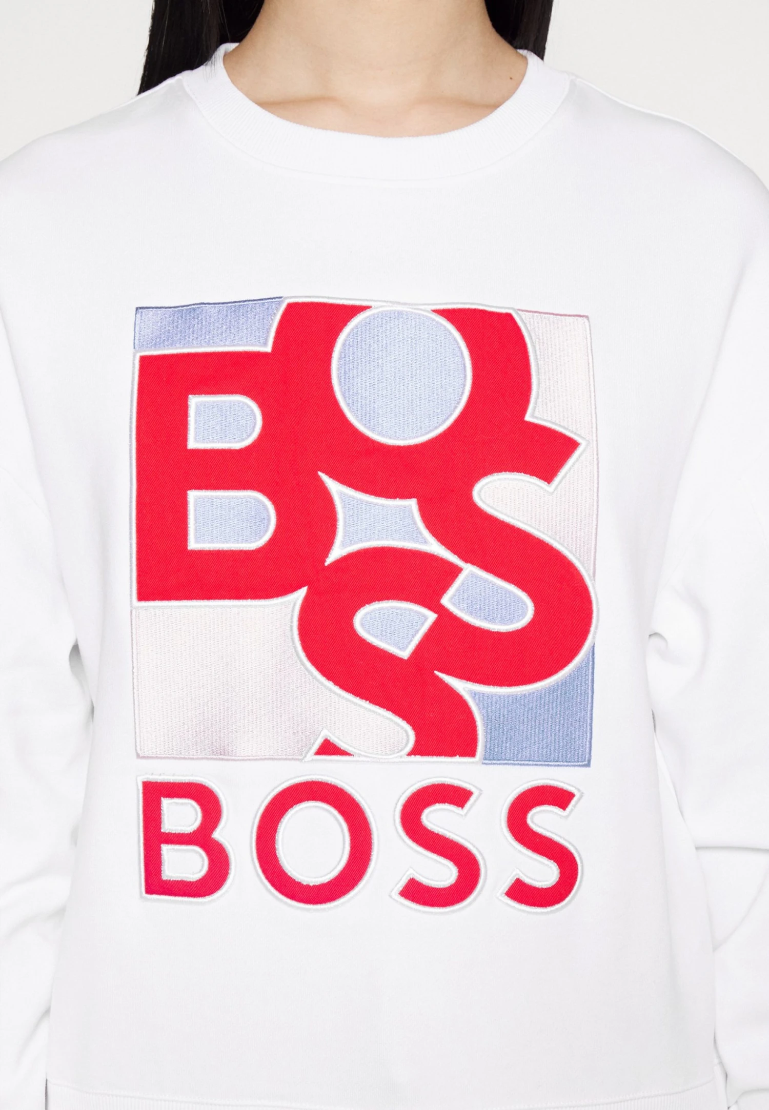 Boss Esinia Boxed - Sweatshirt - White 6 Boss Esinia Boxed - Sweatshirt - White - Image 4