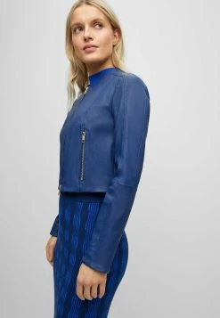 Boss Sajosa - Leather Jacket - Dunkelblau Sieben 11 Boss Sajosa - Leather Jacket - Dunkelblau Sieben -Boss Shop 69a38d066e404b2dbef15f4b3ce9c281