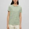 Boss Esla Striped - Print T-Shirt - Patterned Eleven