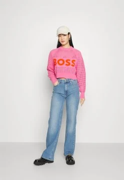 Boss Fenniki - Jumper - Medium Pink -Boss Shop 71d616c02fcb4cc785720a0ba711b7b7