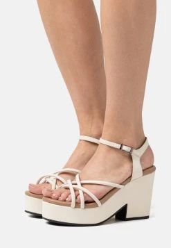 Boss Cate Wedge- Wedge Sandals - Open White