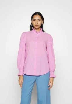 Boss Bellina - Button-Down Blouse - Open Pink