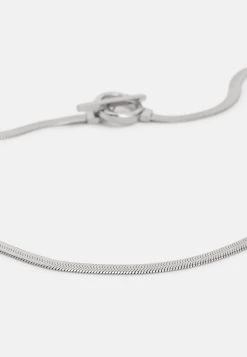 Boss Chain Necklace With Ring And Etched Logo - Necklace - Silver-Coloured -Boss Shop 745ce9b2a4bc460797dc959866ecaf7d