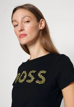 Boss Eventsa - Print T-Shirt - Black -Boss Shop 78da091681514751bca9ec77bdeabe01