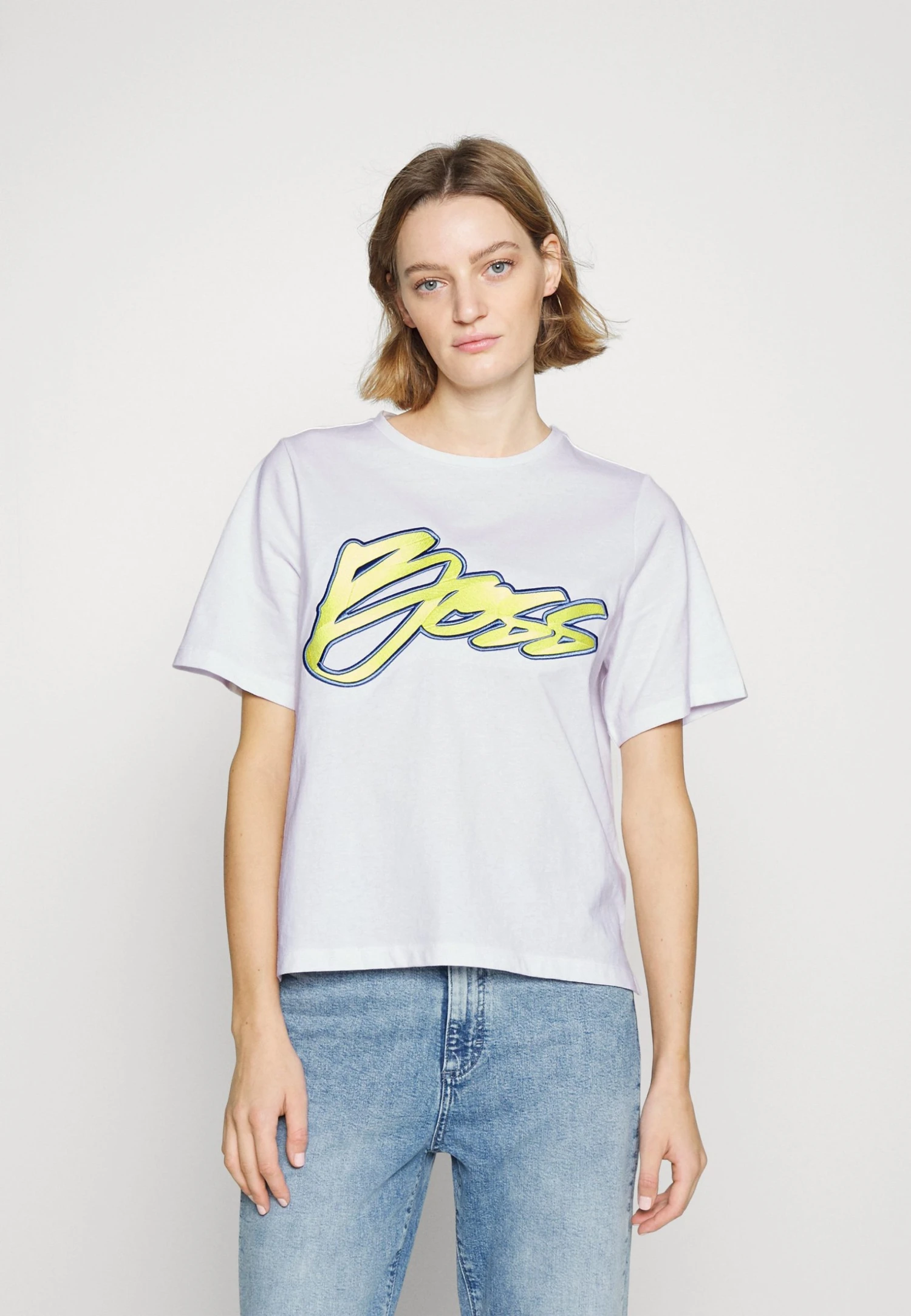 Boss Ekrisp - Print T-Shirt - White 3 Boss Ekrisp - Print T-Shirt - White