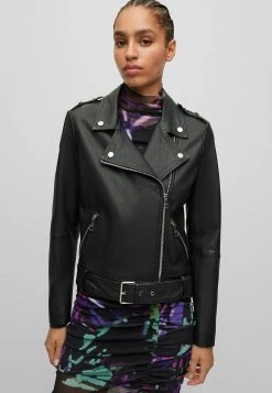 Boss Sameli - Leather Jacket -Boss Shop 7cd2d3dc2a0e4464abc06c4750057b17