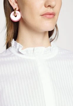 Boss Basuna - Button-Down Blouse - White -Boss Shop 7cd8a23c615343e58d97a9a07e7e94da