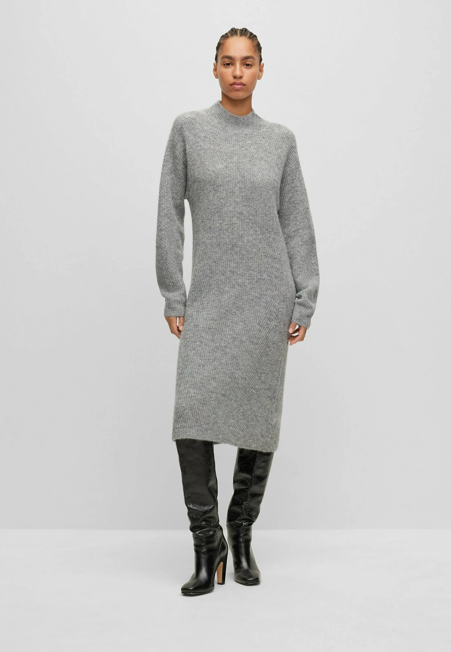 Boss Fagdasa - Jumper Dress - Silver 3 Boss Fagdasa - Jumper Dress - Silver