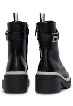Boss Carol - Cowboy/Biker Ankle Boot - Black -Boss Shop 80c5d9a2ebf1455f90c3283efd49ea1f