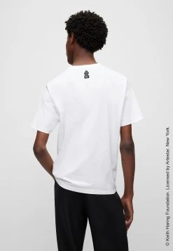 Boss X Keith Haring T_Haring - Print T-Shirt - White -Boss Shop 80edd8b23c1b4610bec349f6938765d4