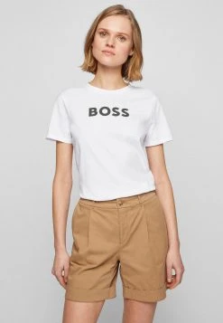 Boss Print T-Shirt - White