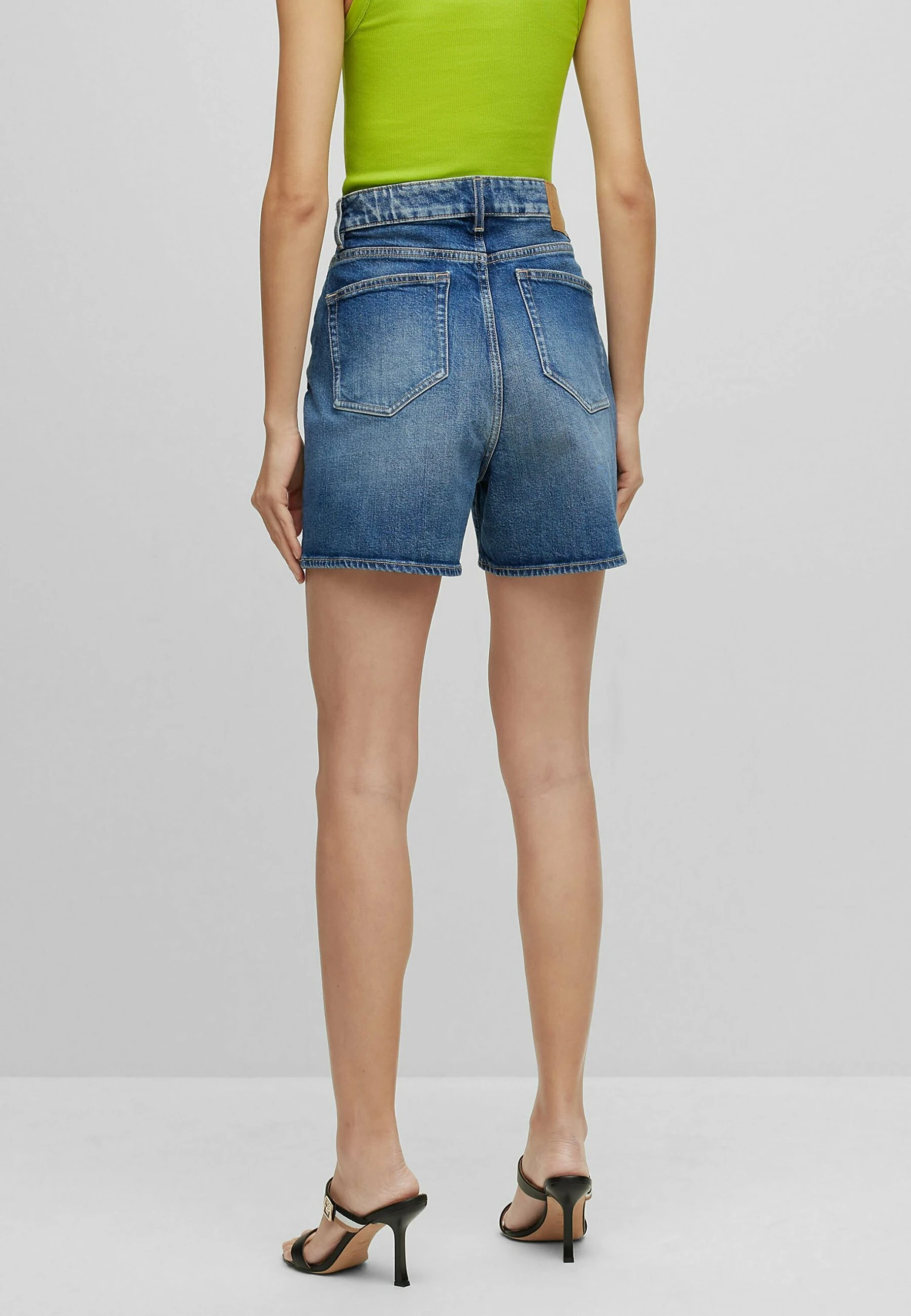 Boss Denim Shorts - Blue Ten 5 Boss Denim Shorts - Blue Ten - Image 3