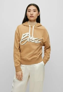 Boss Ecaisy Logo - Hoodie - Beige