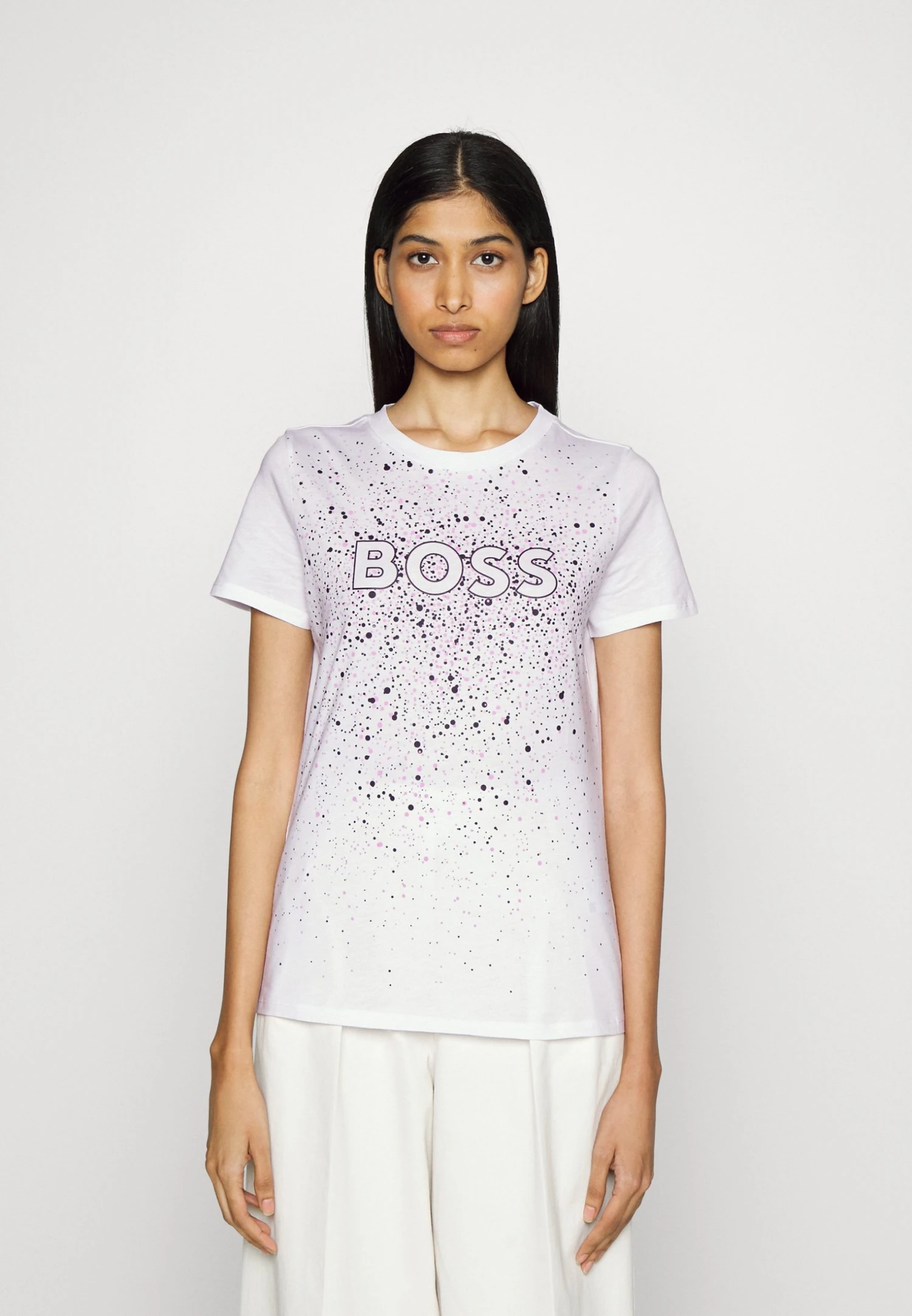 Boss Elogo - Print T-Shirt - White 3 Boss Elogo - Print T-Shirt - White