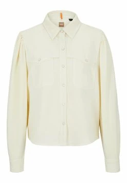 Boss Benedetta1-D - Button-Down Blouse - Natural Eighteen -Boss Shop 8ed5fc58459e4adf95f0f9598c132d91