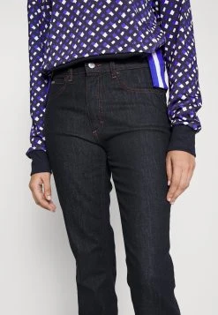 Boss Jackie Slim Crop - Slim Fit Jeans - Blue Denim -Boss Shop 8fbac8506ccc4145b88b73efc52cfaf4