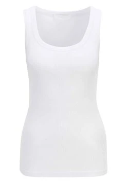 Boss C Ematite Cotton Mix Top - Top - White -Boss Shop 9096e20b97d4423db44ead15fa02303f
