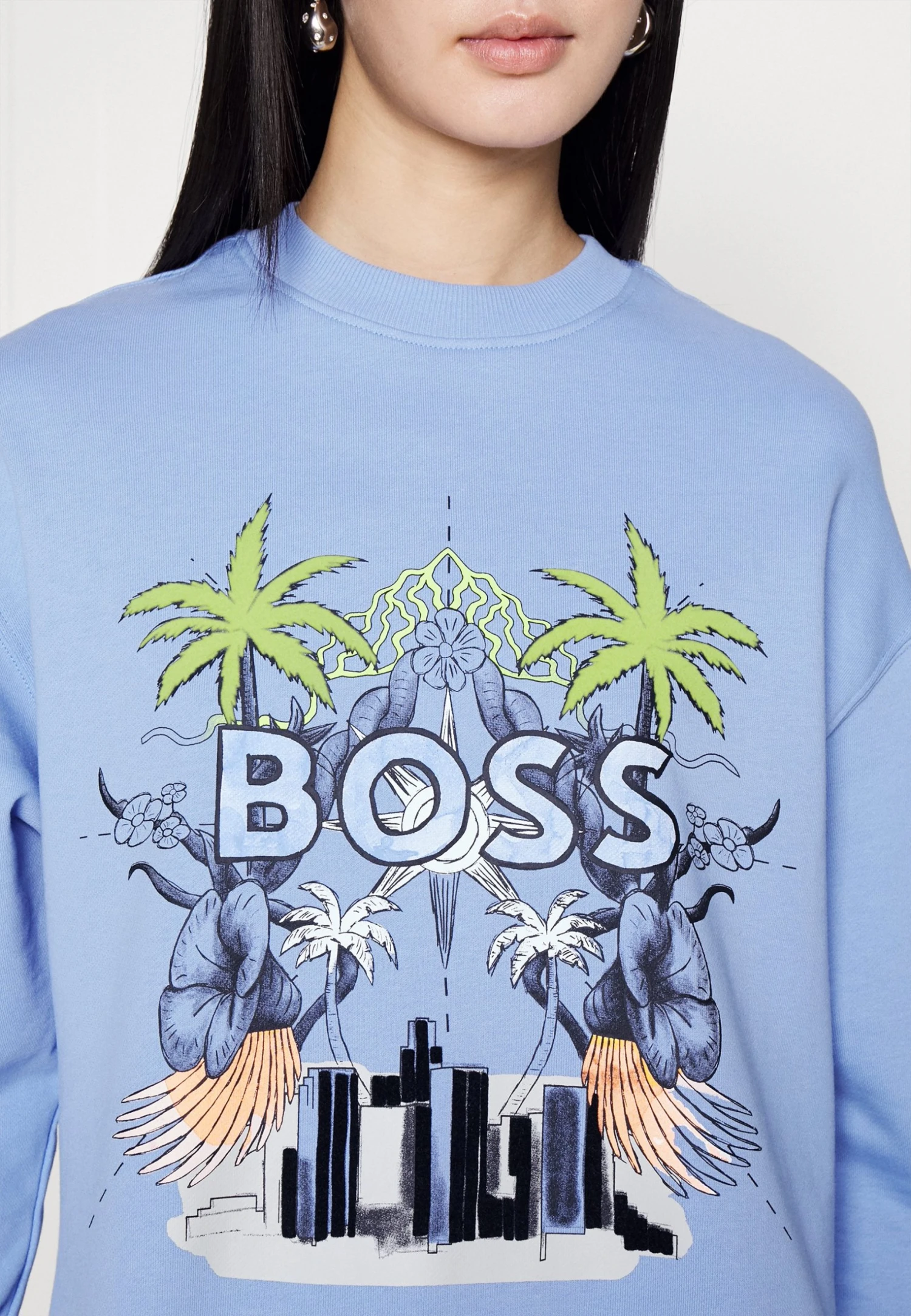 Boss Sweatshirt - Open Blue 8 Boss Sweatshirt - Open Blue - Image 6