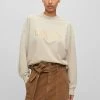 Boss C Elaslogan Town - Sweatshirt - Beige Neun