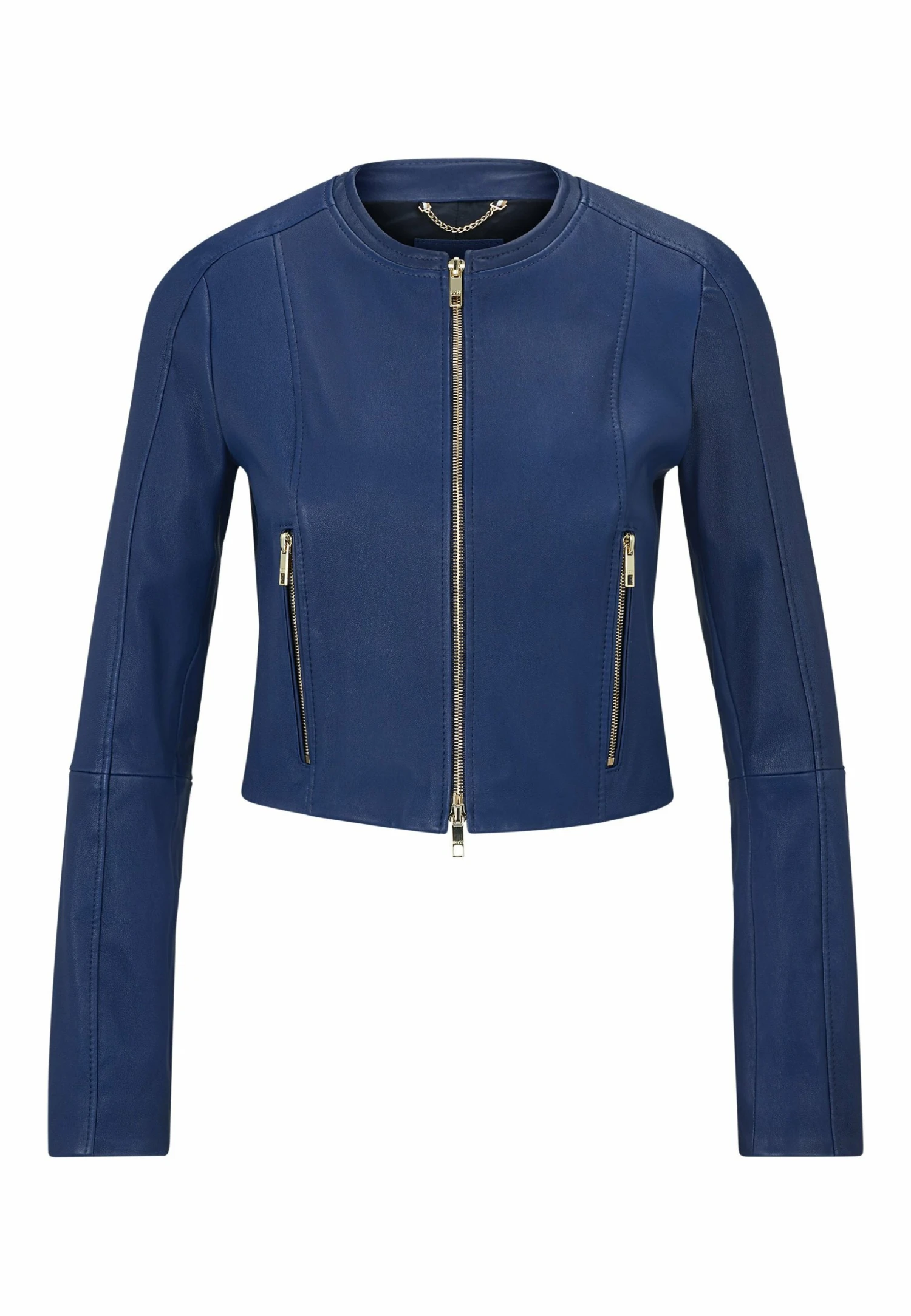 Boss Sajosa - Leather Jacket - Dunkelblau Sieben 8 Boss Sajosa - Leather Jacket - Dunkelblau Sieben - Image 6