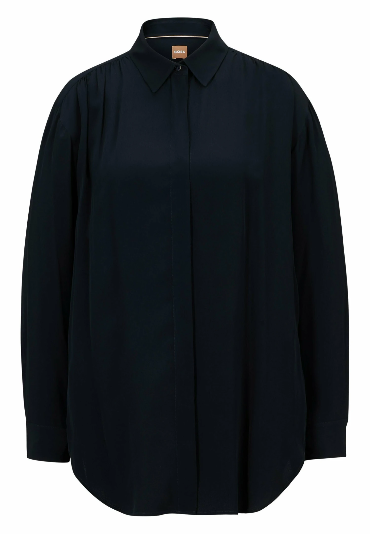 Boss Benika - Button-Down Blouse - Dark Blue Four 8 Boss Benika - Button-Down Blouse - Dark Blue Four - Image 6
