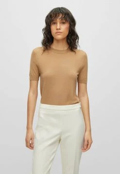 Boss Falyssiasi - Basic T-Shirt - Beige