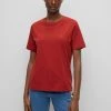 Boss Ecosa - Basic T-Shirt - Red Three -Boss Shop a1c5c59954a24dcd9f2aaa8ba391b382