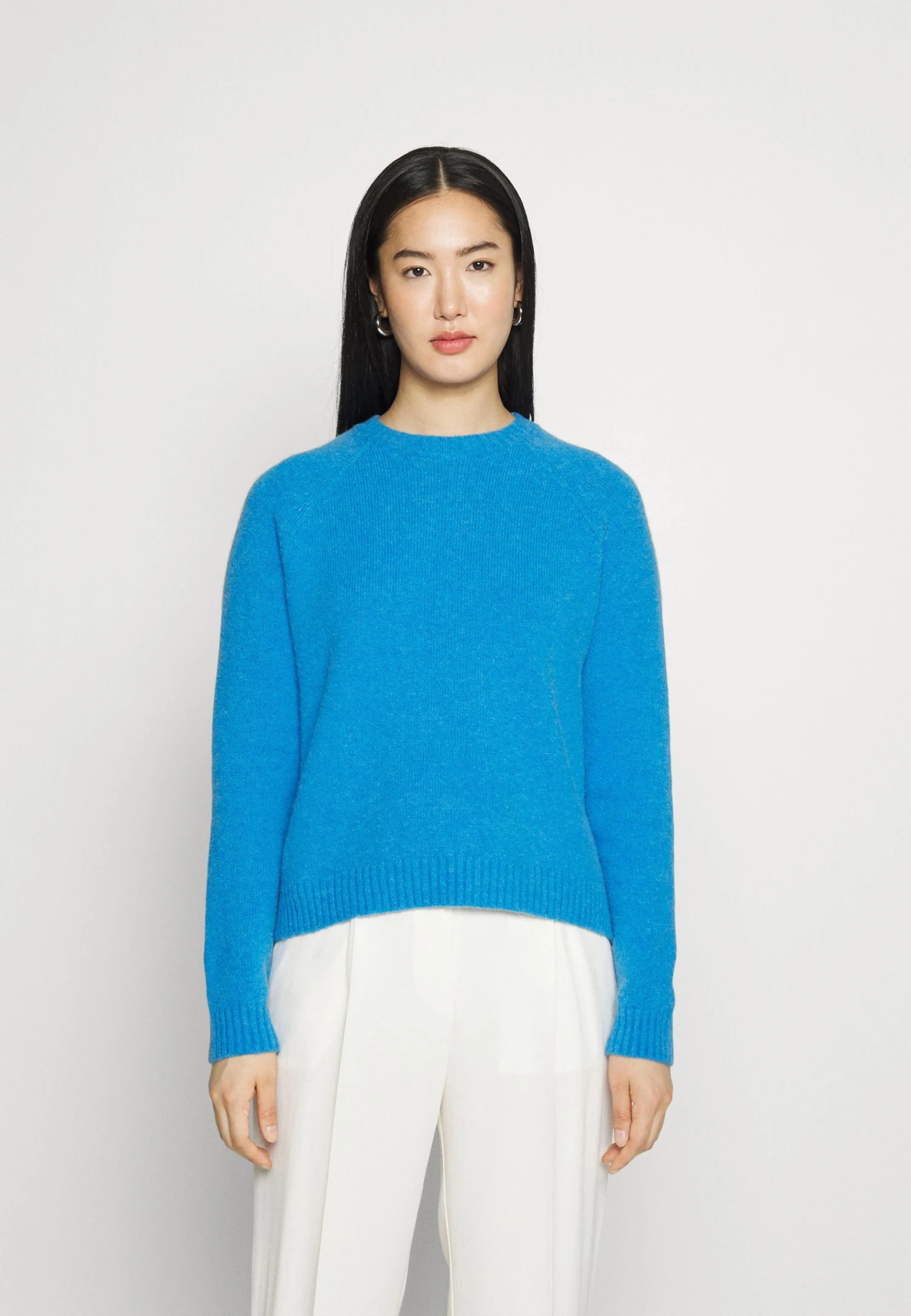 Boss Febisan Alpaca Wool Mix - Jumper - Blue 3 Boss Febisan Alpaca Wool Mix - Jumper - Blue