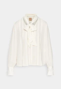 Boss Bijulia - Blouse - Open White -Boss Shop a6b1e926060849bda08e15f662751eeb