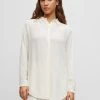Boss Benika - Button-Down Blouse - Open White -Boss Shop a9d5121cc5f3478b838a239438713579