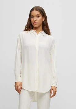 Boss Benika - Button-Down Blouse - Open White