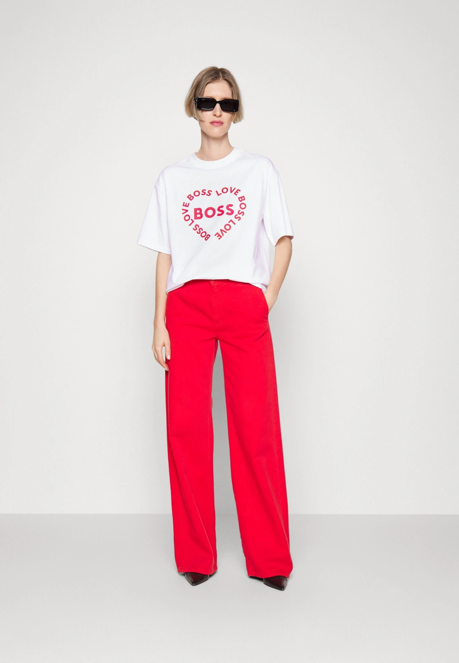 Boss Ebase - Print T-Shirt - White 4 Boss Ebase - Print T-Shirt - White - Image 2