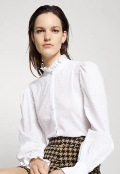 Boss Bellina - Button-Down Blouse - White -Boss Shop ace88722d3db4fccb280bc4e656ed61a