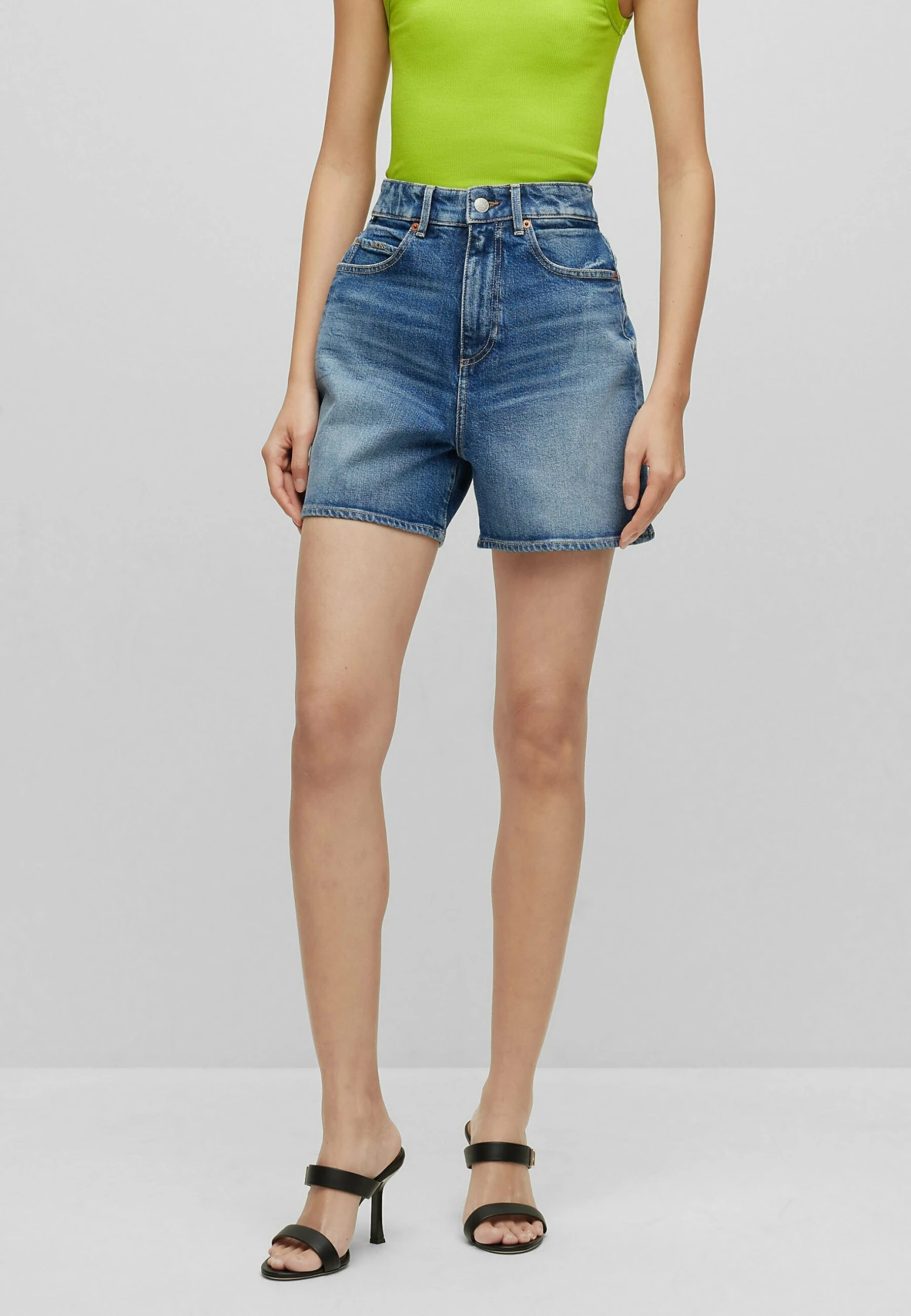 Boss Denim Shorts - Blue Ten 3 Boss Denim Shorts - Blue Ten