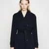 Boss Crinzy - Trenchcoat - Dark Blue -Boss Shop adb99885ee8e42108ecb2939dd7d88f3