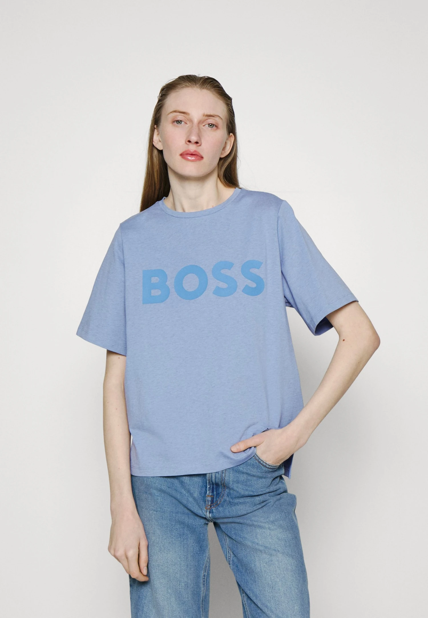 Boss Etey - Print T-Shirt - Open Blue 3 Boss Etey - Print T-Shirt - Open Blue